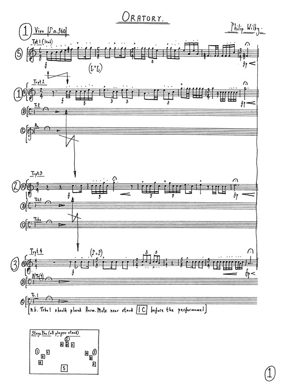 Philip Wilby: Oratory (Score and Parts)