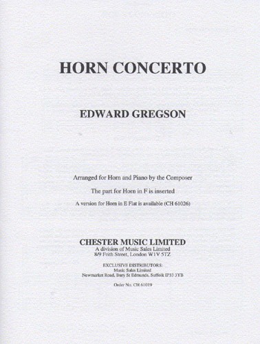Edward Gregson: Horn Concerto
