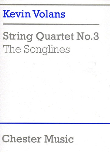 Kevin Volans: String Quartet No.3 'The Songlines' (Score)