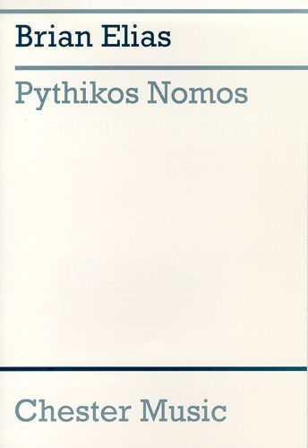 Brian Elias: Pythikos Nomos For Alto Sax And Piano