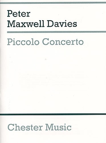 Peter Maxwell Davies: Piccolo Concerto (Study Score)