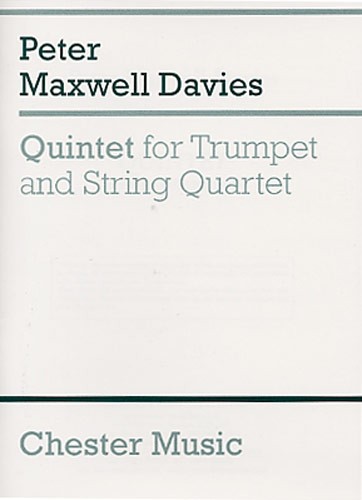 Peter Maxwell Davies: Quintet For Trumpet And String Quartet (Study Score)