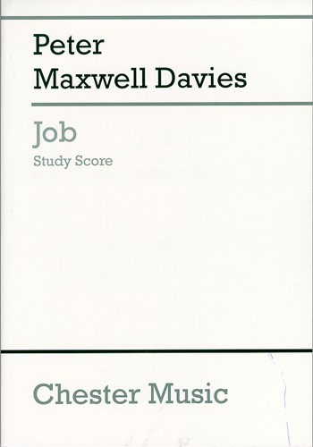 Peter Maxwell Davies: Job (Study Score)