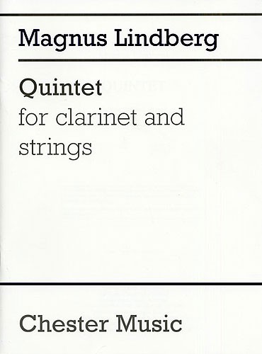 Magnus Lindberg: Quintet For Clarinet And Strings (Score)