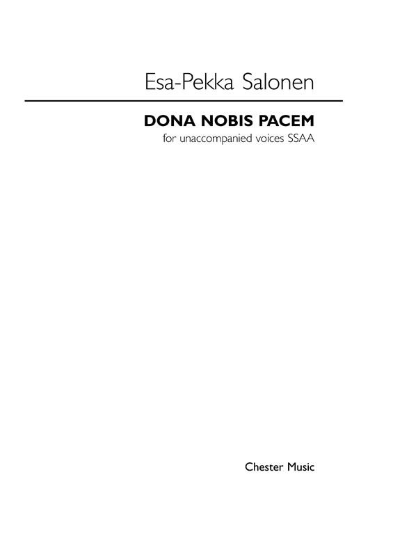 Esa-Pekka Salonen: Dona Nobis Pacem