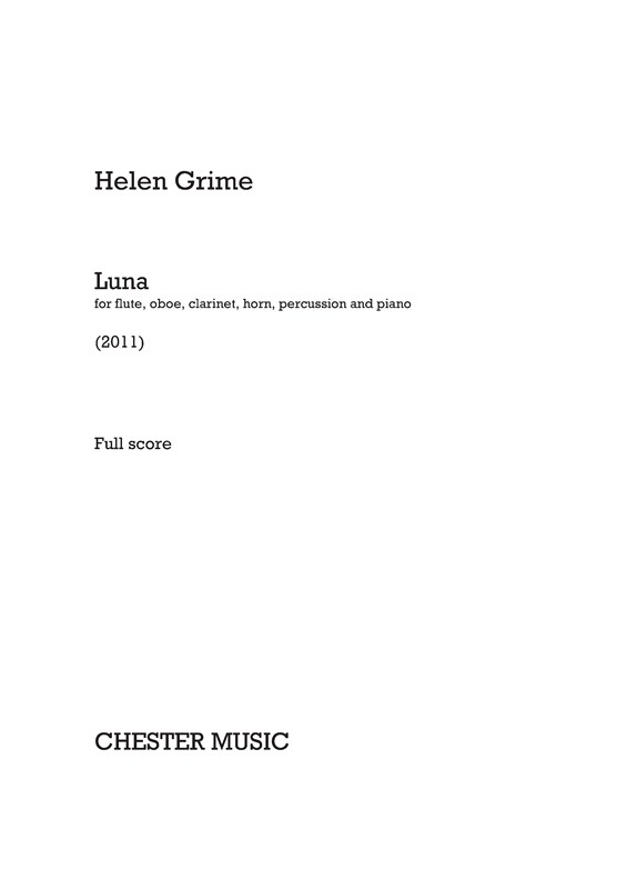 Helen Grime: Luna (Score)
