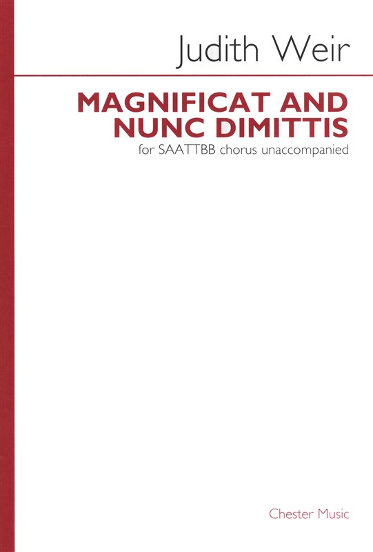 Judith Weir: Magnificat And Nunc Dimittis (SAATTBB Unaccompanied)