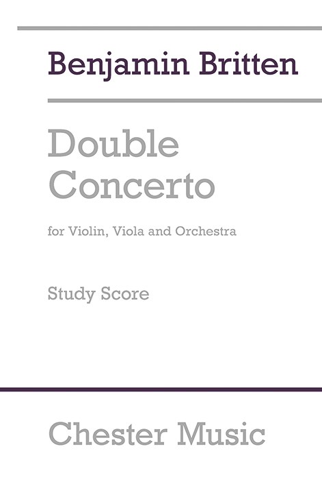 Benjamin Britten: Double Concerto (Study Score)