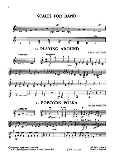 B. Wiggins: Bandstand Easy Book 1 (Score)