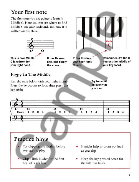 Your First Keyboard Method Book 1