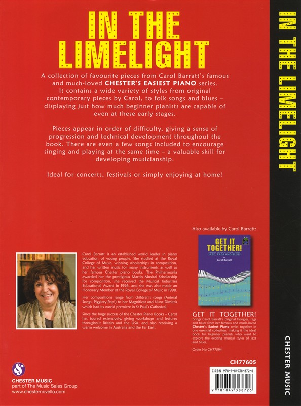 Carol Barratt: In The Limelight!