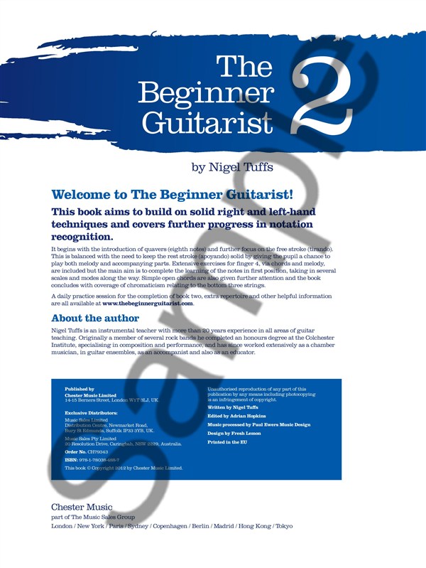 Nigel Tuffs: The Beginner Guitarist - Book 2