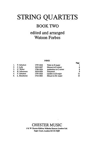 Forbes: Easy String Quartets Book 2 (Score and Parts)