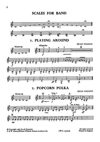 B. Wiggins: Bandstand Easy Book 1 (Score)