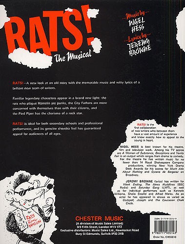 Nigel Hess: Rats! The Musical (Vocal Score)