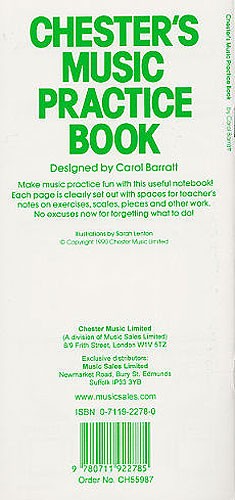 Chester's Music Practice Book