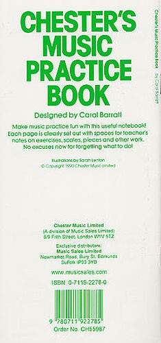 Chester's Music Practice Book