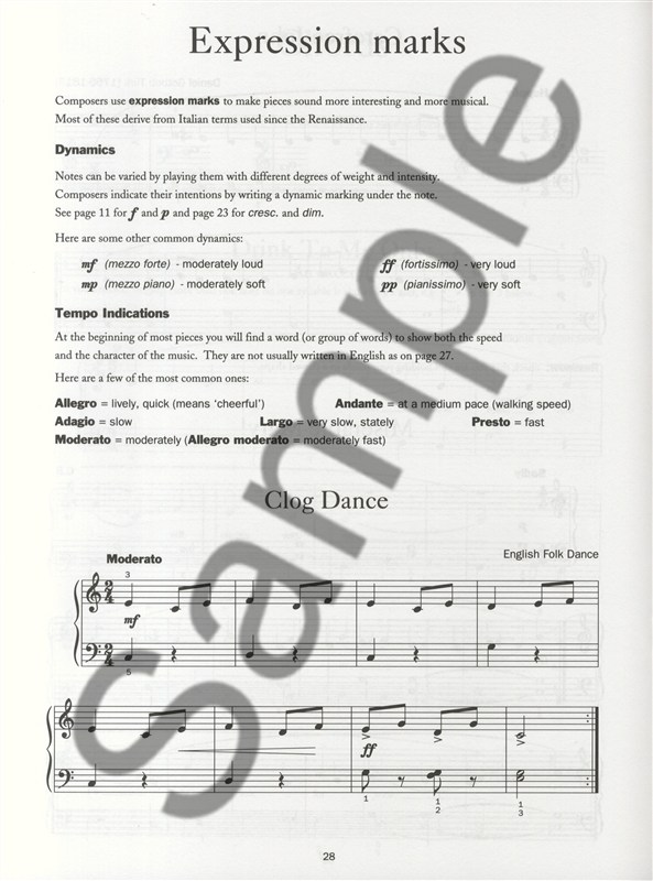 The Classic Piano Course Book 1: Starting To Play