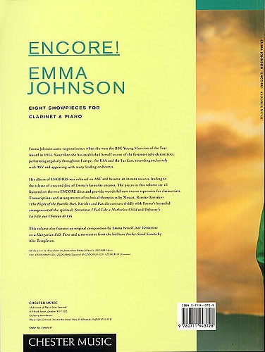 Encore! Emma Johnson