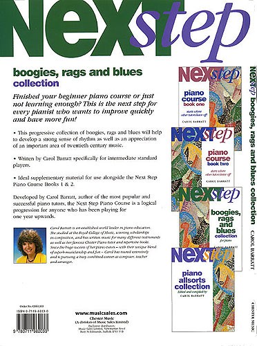 Carol Barratt: Next Step Boogies, Rags And Blues Collection For Piano