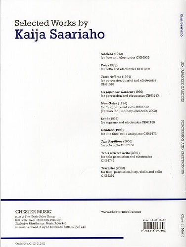 Kaija Saariaho: Six Japanese Gardens