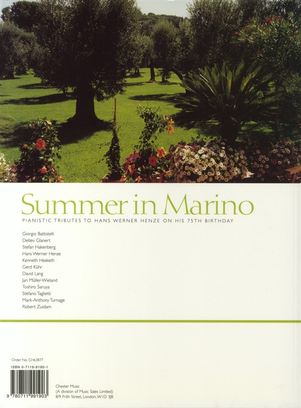 Summer In Marino