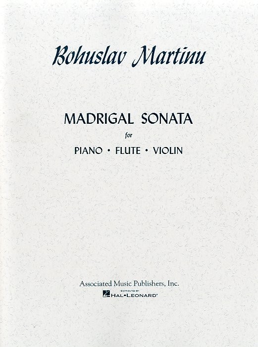 Bohuslav Martinu: Madrigal Sonata (Score/Parts)