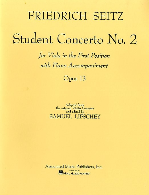 Friedrich Seitz: Student Concerto No. 2