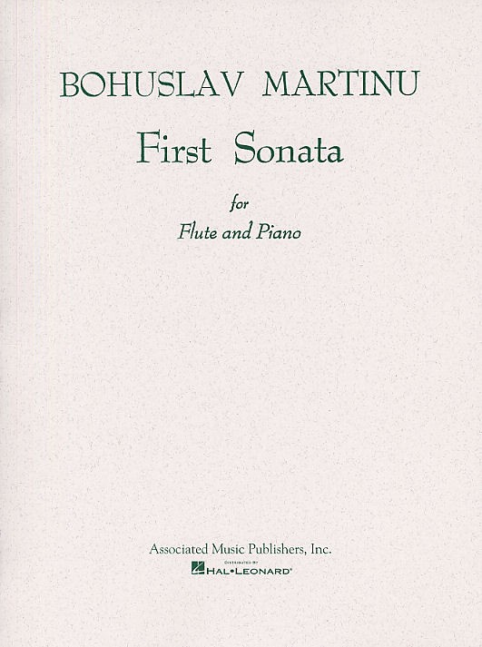 Bohuslav Martinu: First Sonata For Flute And Piano