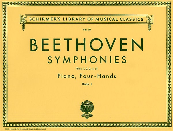 Beethoven: Symphonies Volume 1 - No.1-5 (Piano Duet)