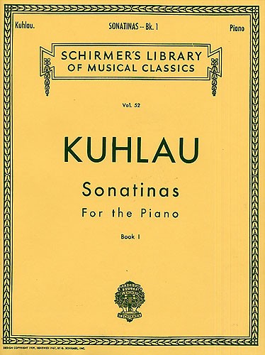 Friedrich Kuhlau: Sonatinas Book 1