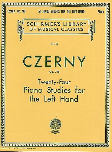 Carl Czerny: Twenty-Four Studies For The Left Hand Op.718