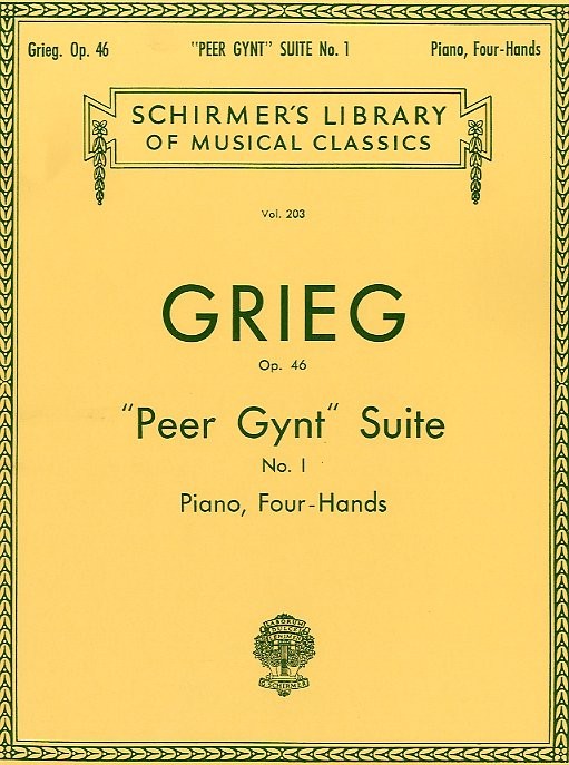 Edvard Grieg: Peer Gynt Suite No. 1 Op. 46 (Piano Duet)