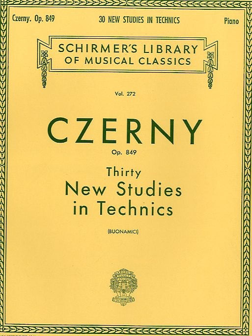 Carl Czerny: Thirty New Studies In Technics Op. 849