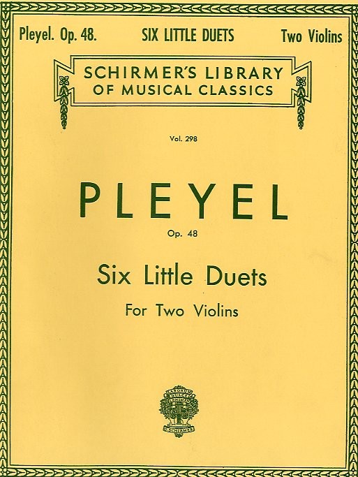 Ignaz Pleyel: Six Little Duets For Two Violins Op. 48