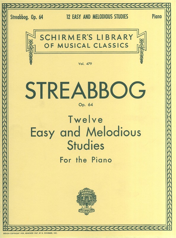 Louis Streabbog: Twelve Easy And Melodious Etudes Op.64 (Beginner/Intermedi