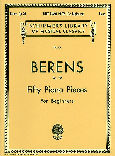 Hermann Berens: Fifty Piano Pieces Without Octaves Op.70