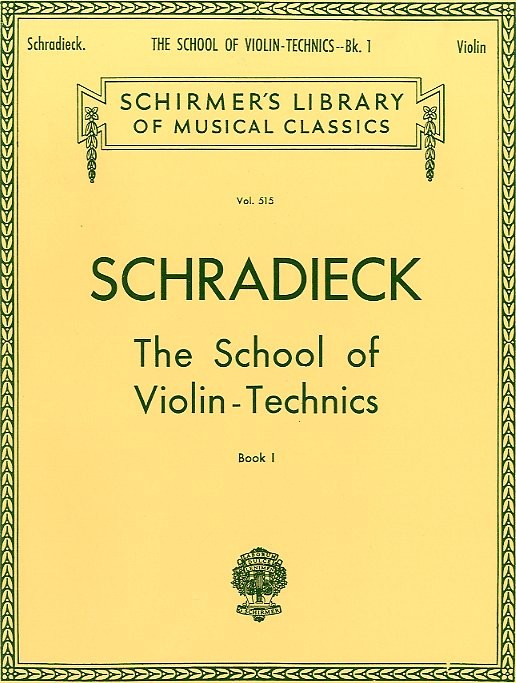 Henry Schradieck: School Of Violin Technics Book 1 (Dexterity)