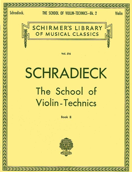Henry Schradieck: School Of Violin Technics- Book 2 (Double Stops)