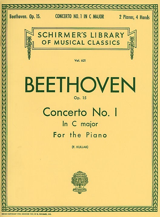 Ludwig Van Beethoven: Piano Concerto No.1 In C Op. 15 (2 Pianos, 4 Hands)