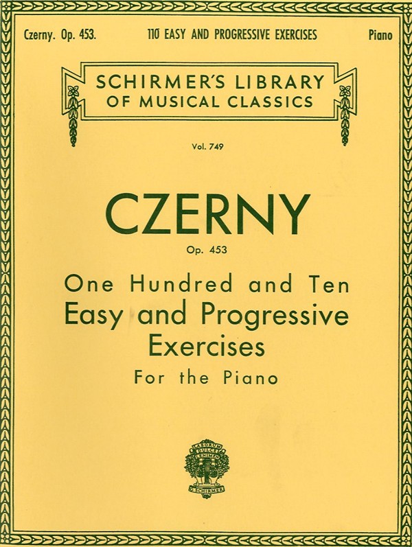 Carl Czerny: 110 Easy And Progressive Exercises For Piano Op.453
