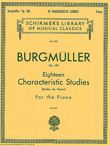 Friedrich Burgmuller: Eighteen Characteristic Studies Op.109