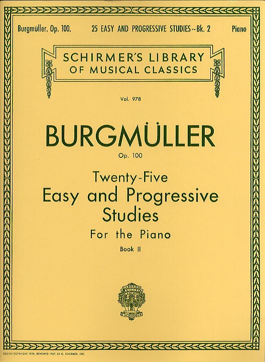 Friedrich Burgmuller: Twenty-Five Easy And Progressive Studies Op.100 Book 2