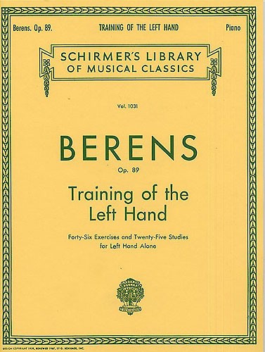 Hermann Berens: Training The Left Hand Op.89