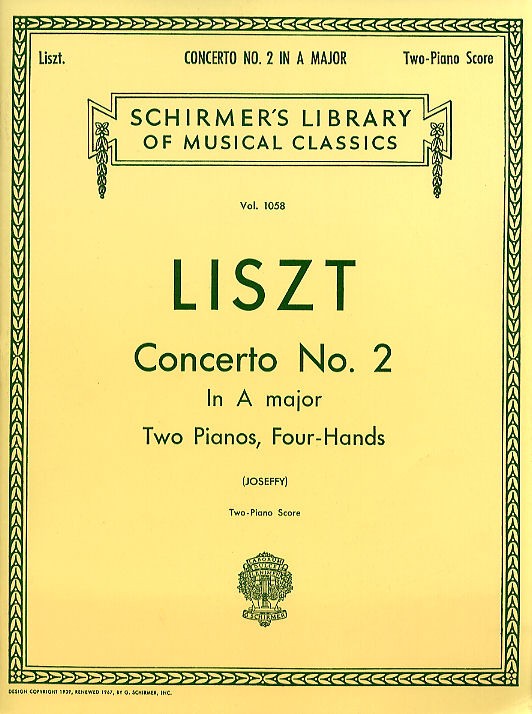 Franz Liszt: Piano Concerto No.2 In A (2 Pianos)
