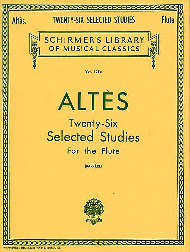 Henry Altes: 26 Selected Studies For Flute