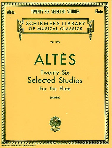 Henry Altes: 26 Selected Studies For Flute