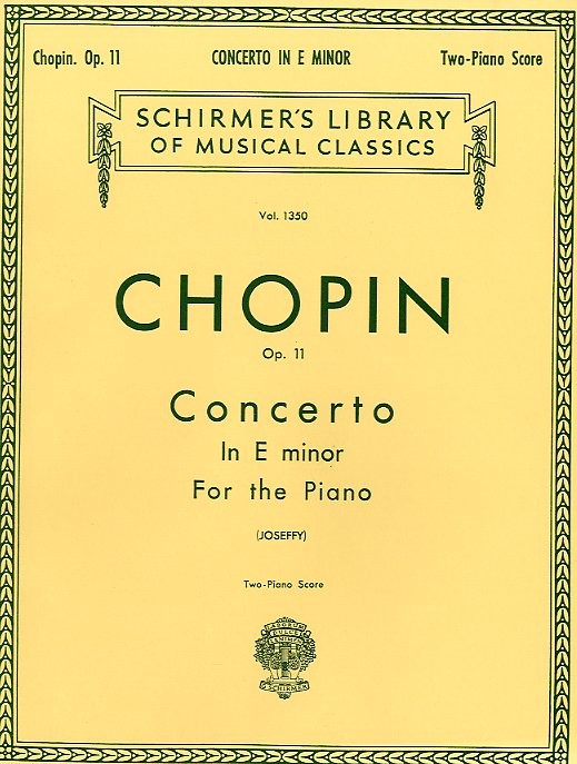Frederic Chopin: Piano Concerto No.1 In E Minor Op.11 (Two Piano Score)