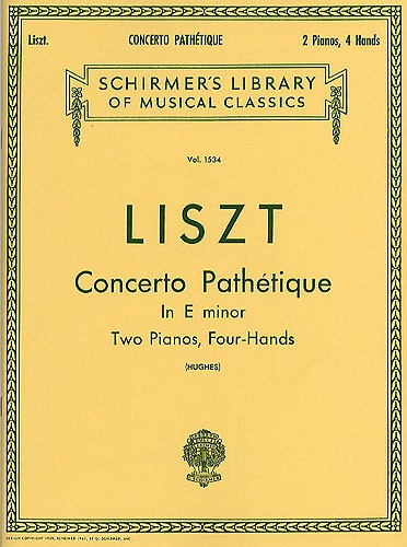 Franz Liszt: Concerto Pathetique In E Minor (2 Pianos)