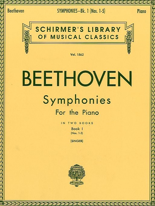 Beethoven: Symphonies Book 1 Nos.1-5 (Piano Solo)